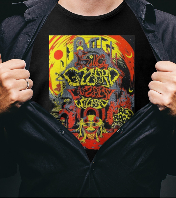 King Gizzard And The Lizard Wizard 2024 Red Rocks September 9 Tour T-Shirt