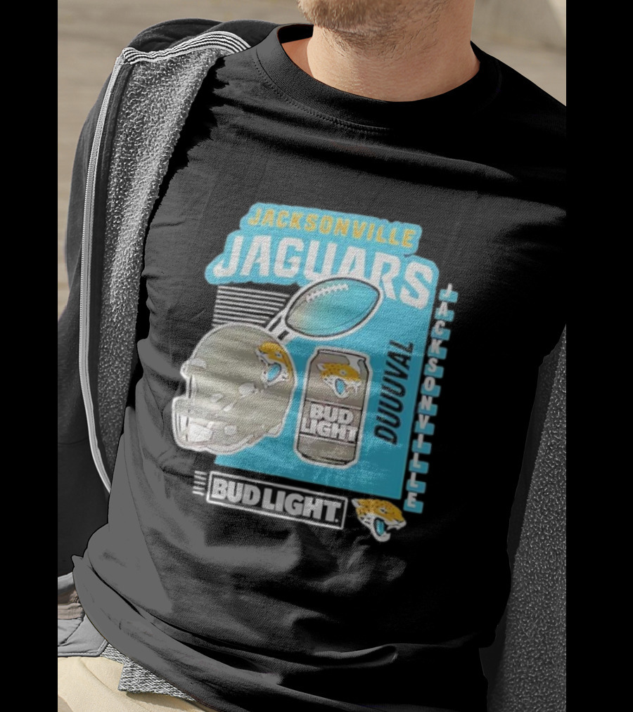 Jacksonville Jaguars Bud Light Football Duuuval Jacksonville T-Shirt