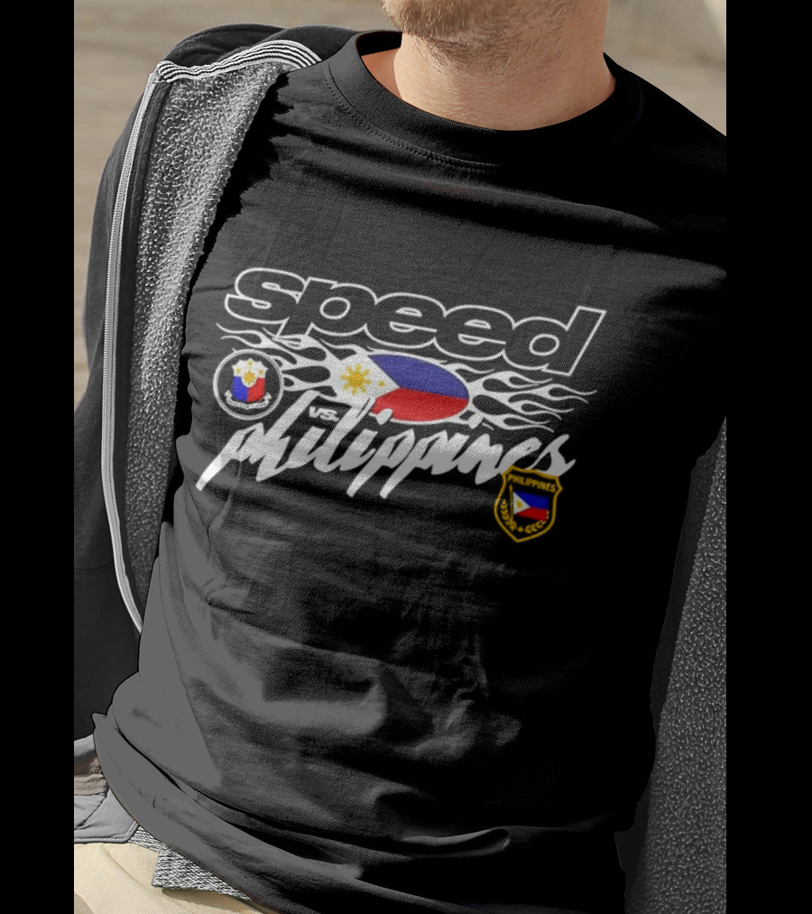 Speed Vs. Philippines Flag Emblems T-Shirt