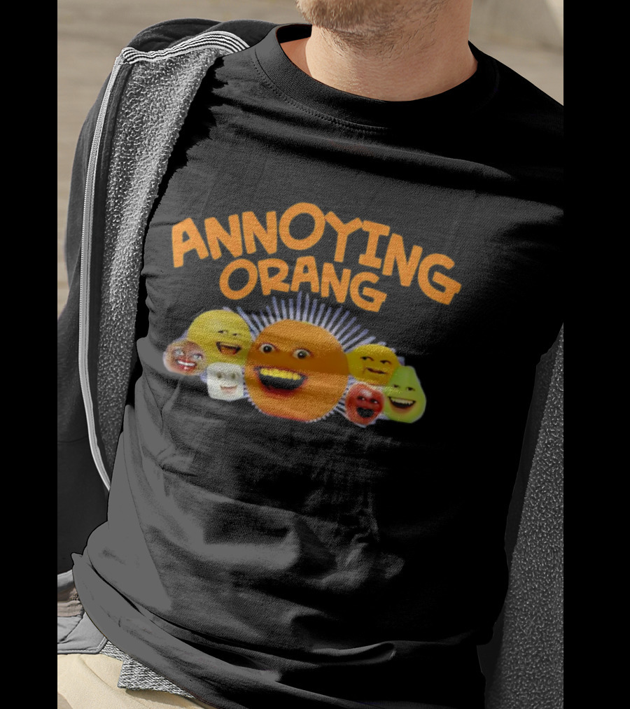 Annoying Orange Characters Faces Smile T-Shirt