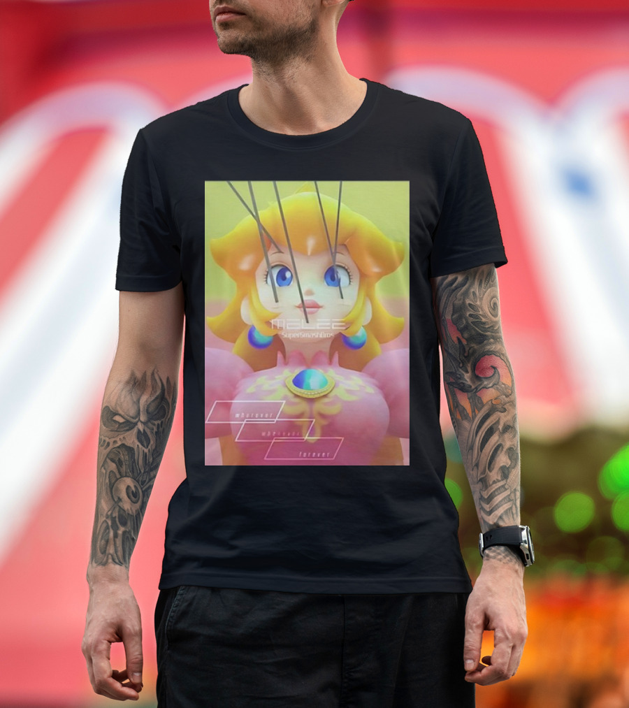 Melee Super Smash Bros Peach S2 Lite Mahoukei Futureverse T-Shirt