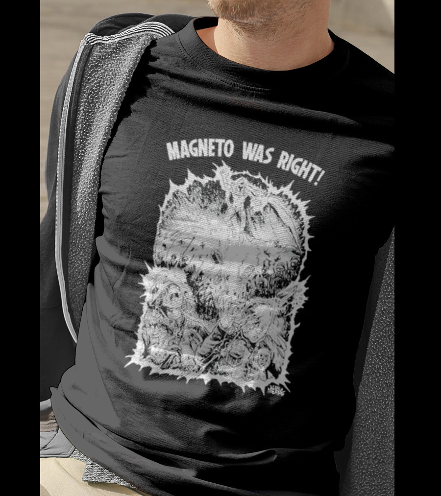 Magneto Was Right Punk Anime T-Shirt