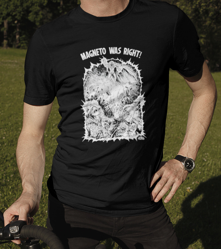 Magneto Was Right Punk Anime T-Shirt