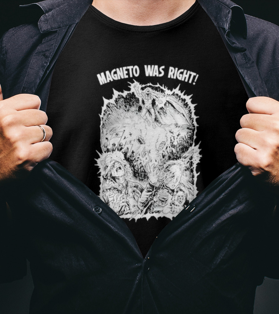 Magneto Was Right Punk Anime T-Shirt