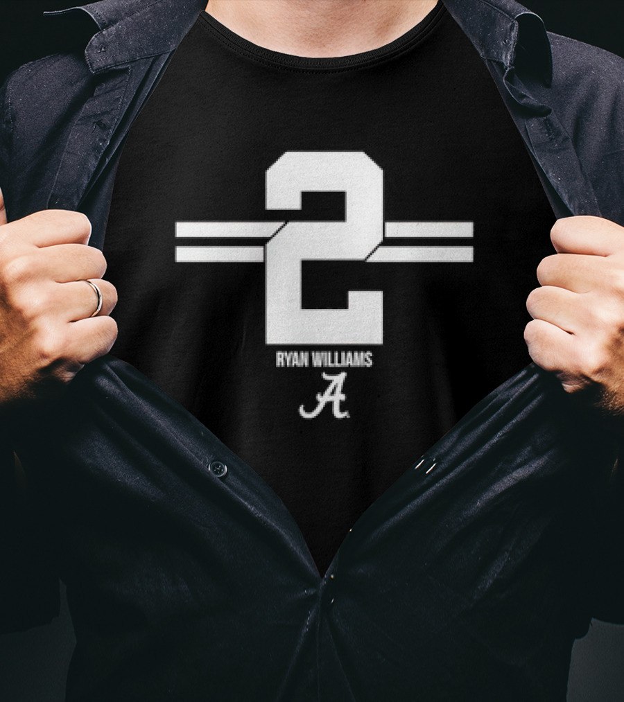 Alabama Football Ryan Williams 2 Stripe A T-Shirt