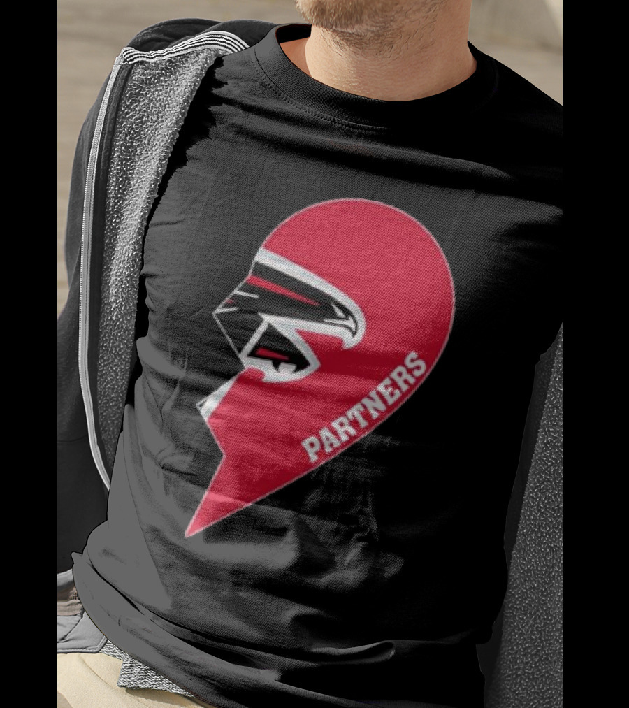Atlanta Falcons Half Heart Partners T-Shirt