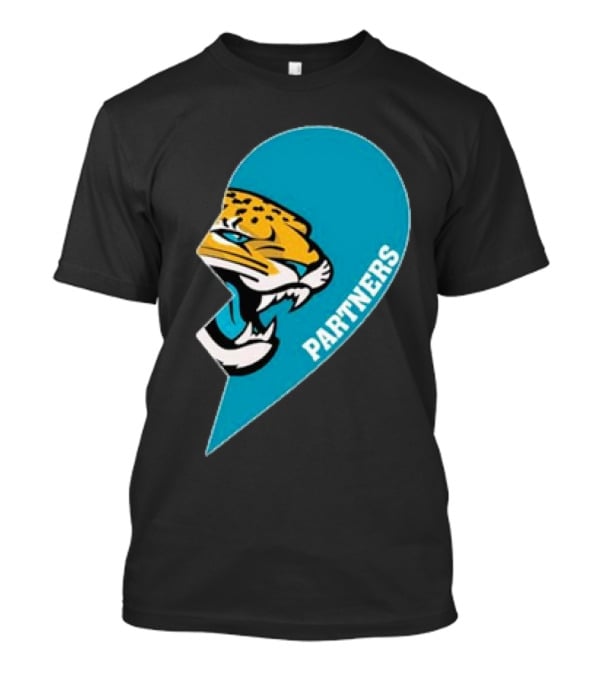 Jacksonville Jaguars Partners Half Heart T-Shirt