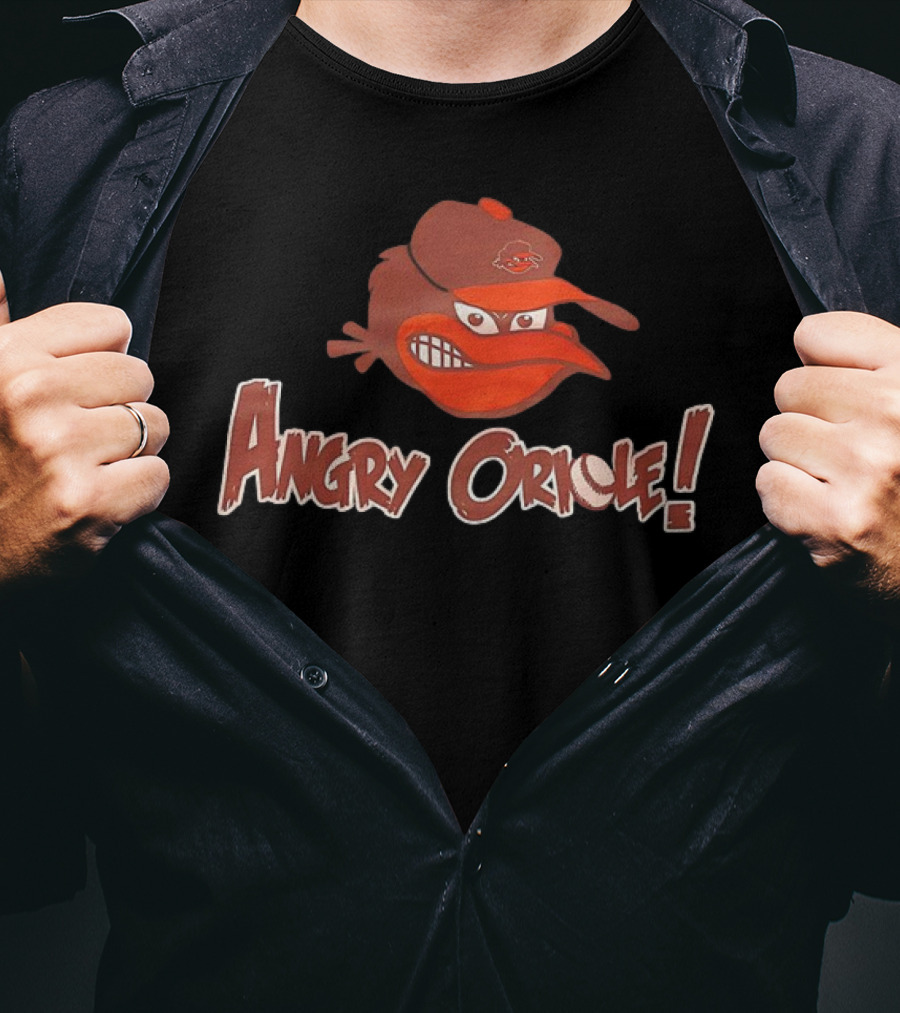 Angry Oriole Baltimore Orioles Angry Oriole T-Shirt