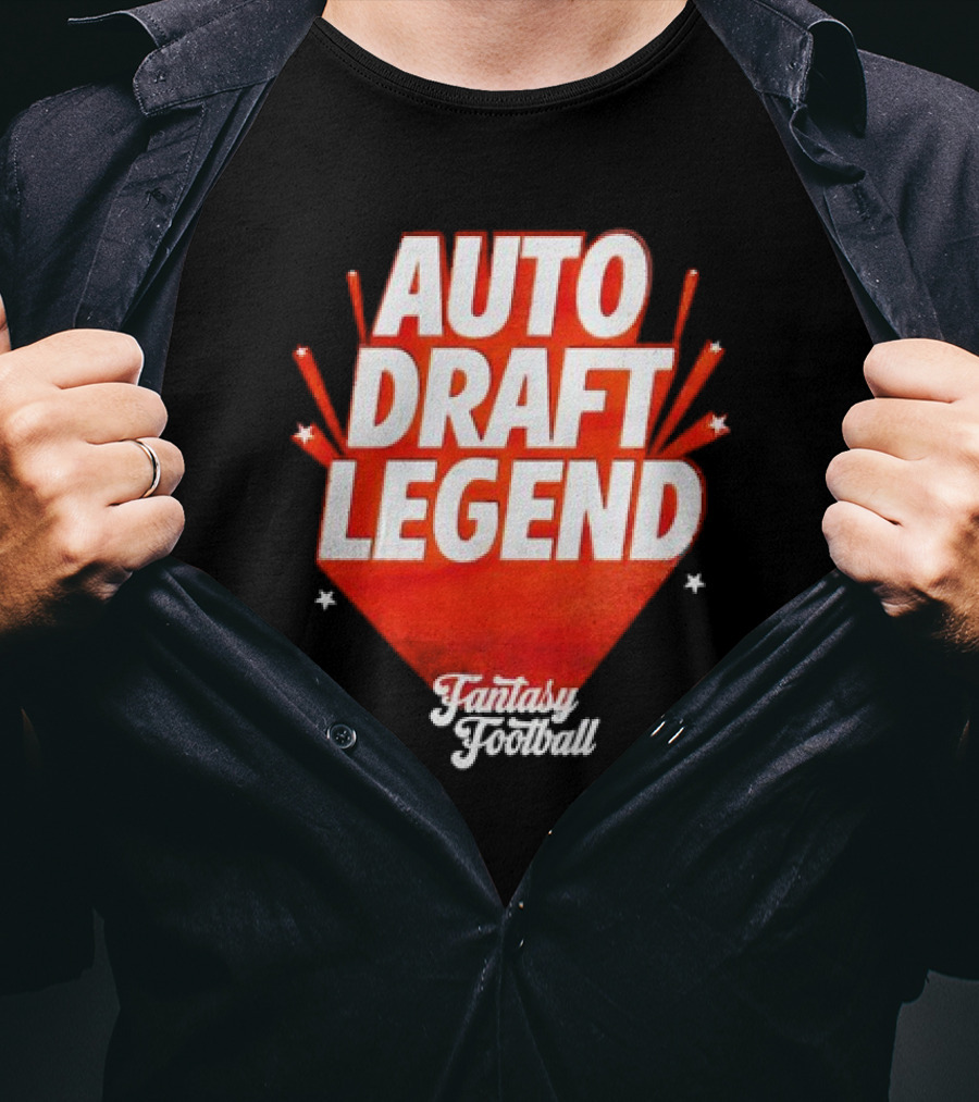 Auto Draft Legend Fantasy Football T-Shirt