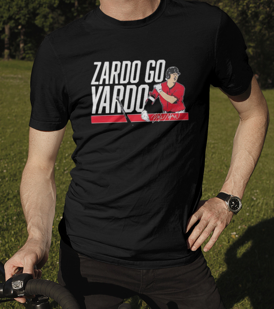 Kyle Manzardo Zardo Go Yardo Baseball Cleveland Guardians T-Shirt