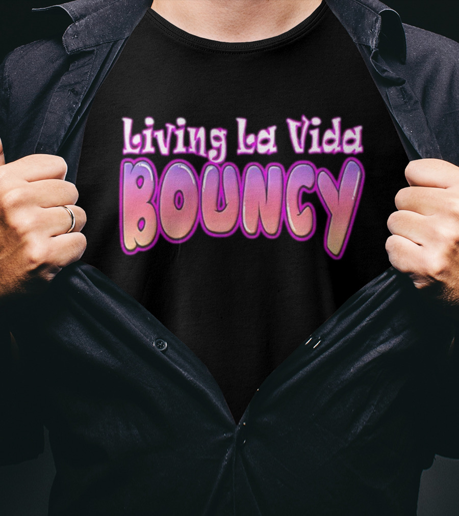 Living La Vida Bouncy Vibrant Pink T-Shirt