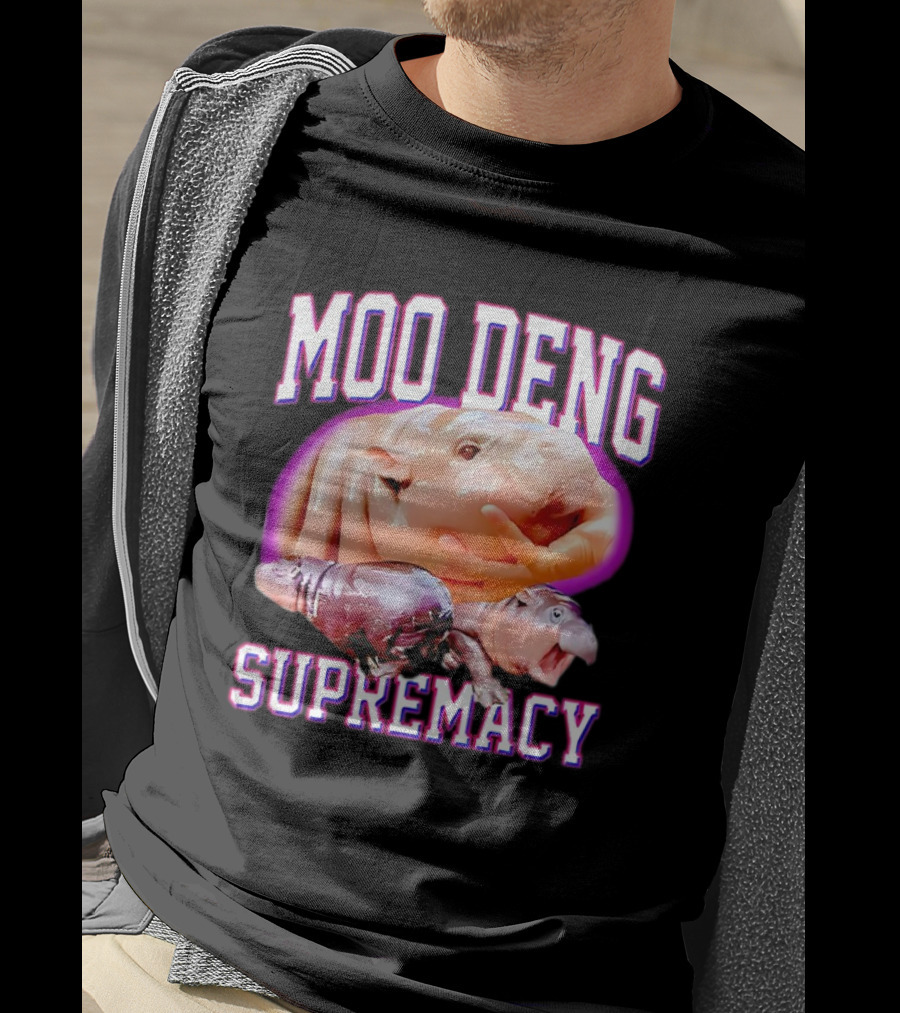 Moo Deng Supremacy Hippo Trio T-Shirt