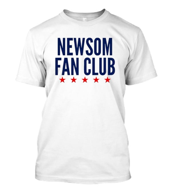 Newsom Fan Club Five Red Stars T-Shirt