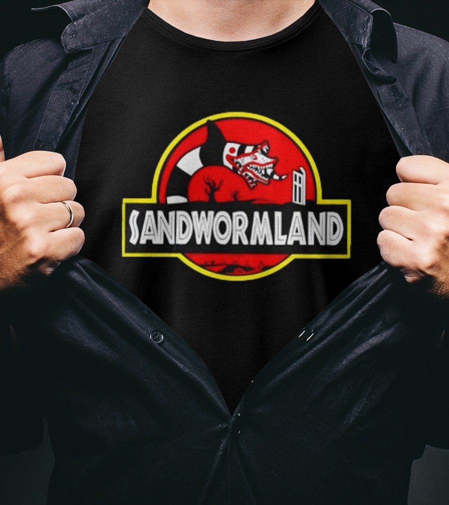 Sandwormland Snake Retro Jurassic T-Shirt
