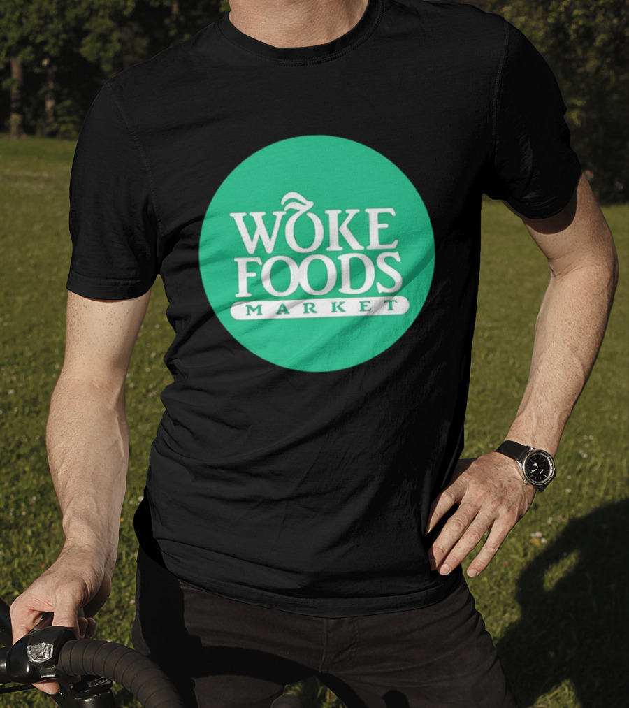 Woke Foods Market Green Circle T-Shirt