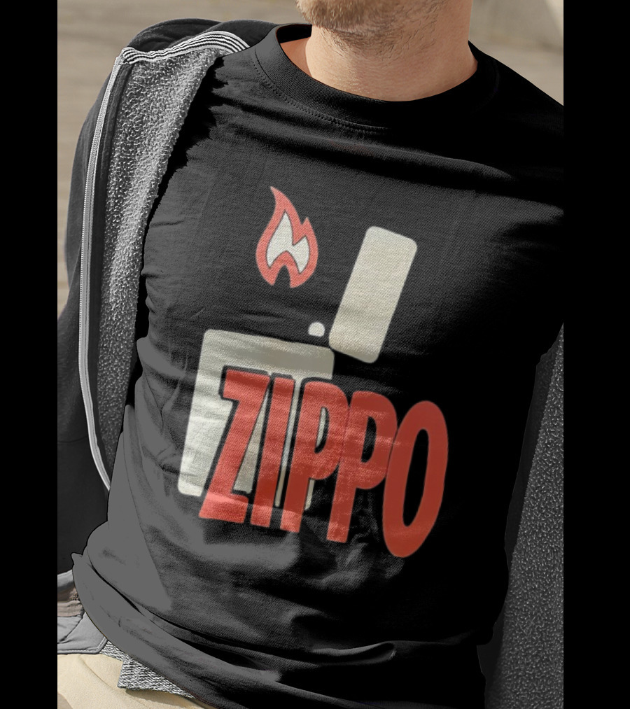 Zippo Lighter Flame T-Shirt