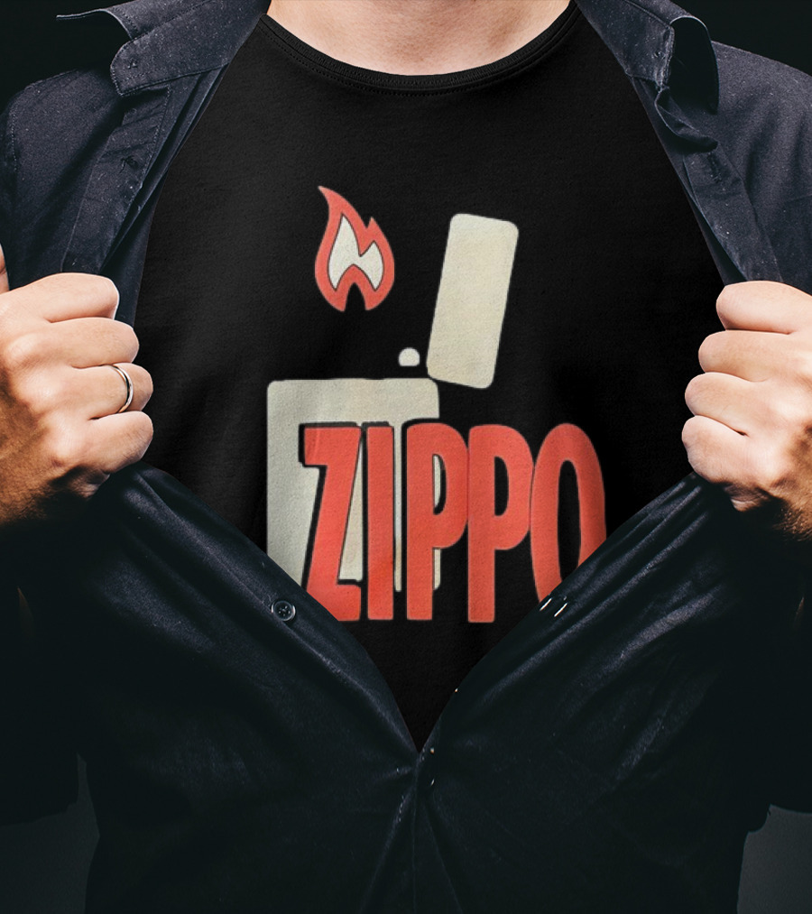 Zippo Lighter Flame T-Shirt