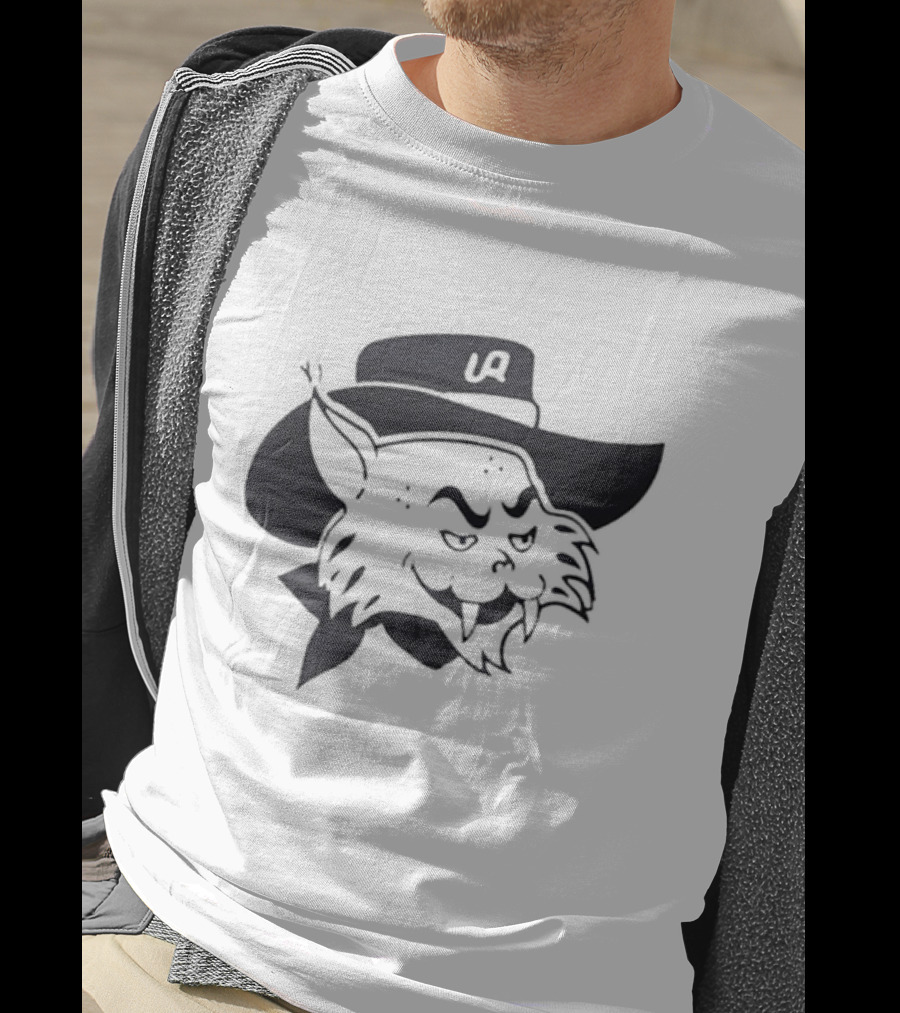 Arizona Wildcats UA Mascot Cowboy Hat T-Shirt
