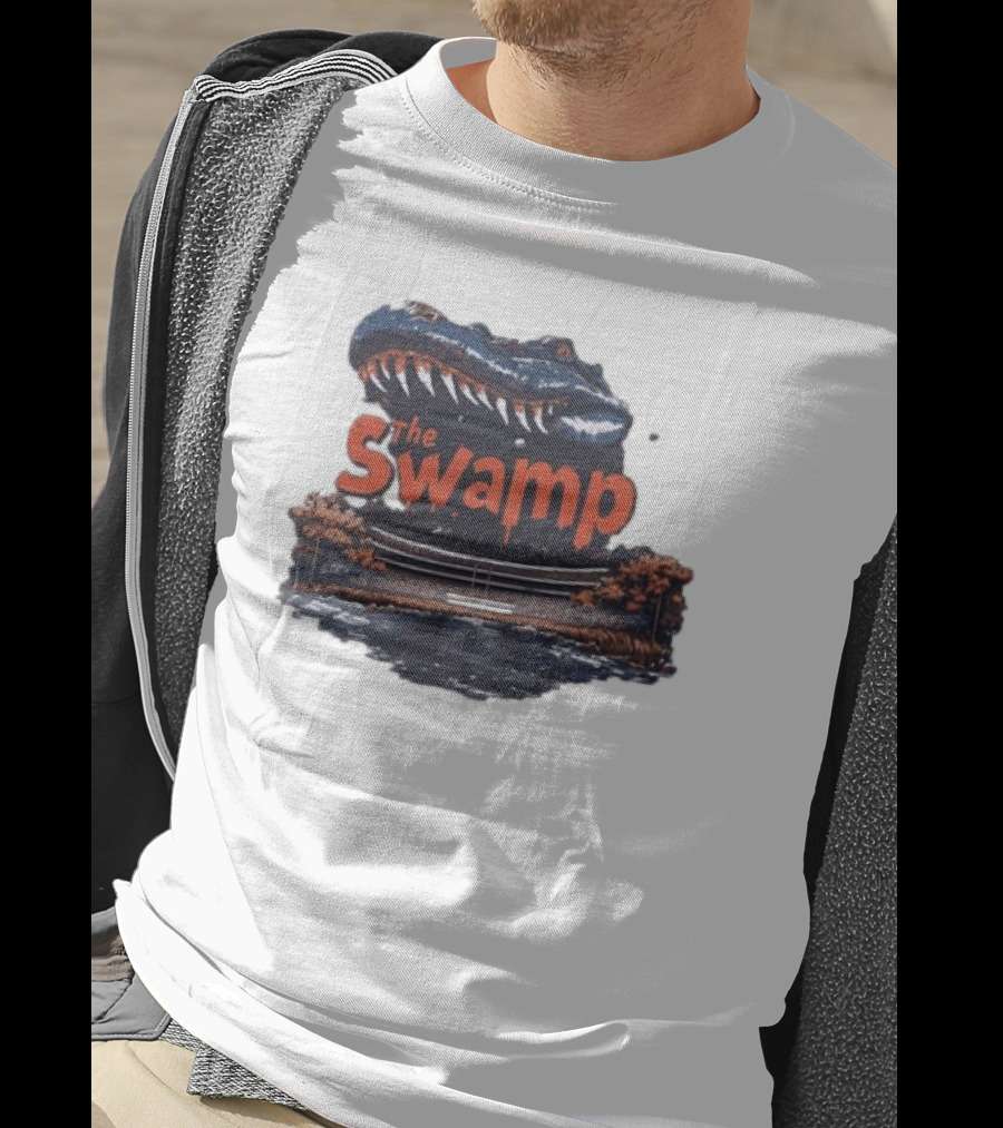 Florida Gators The Swamp Vintage Stadium Alligator T-Shirt