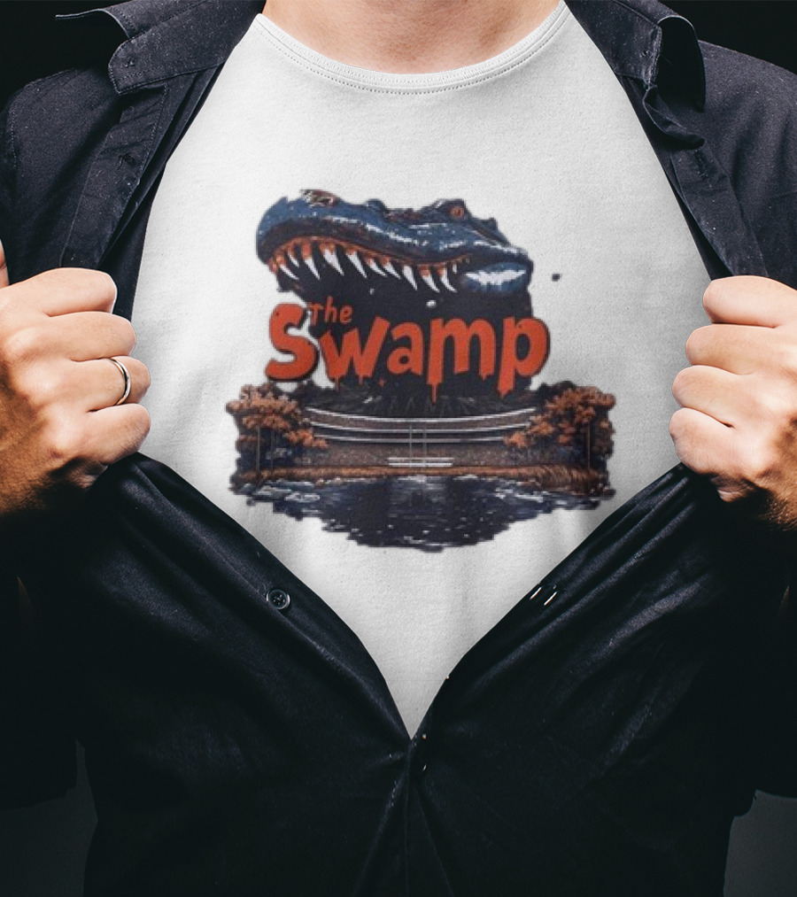 Florida Gators The Swamp Vintage Stadium Alligator T-Shirt