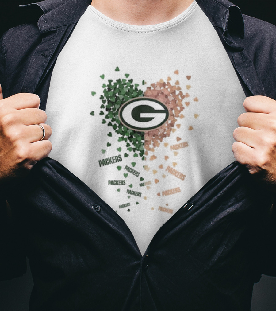 Packers Heart Green Bay Passion T-Shirt