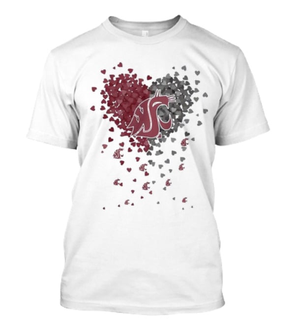 Heart Full Of WSU Cougars Spirit T-Shirt