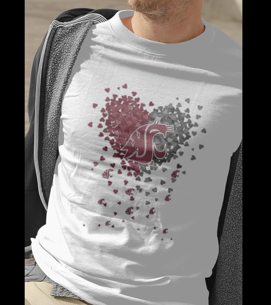 Heart Full Of WSU Cougars Spirit T-Shirt