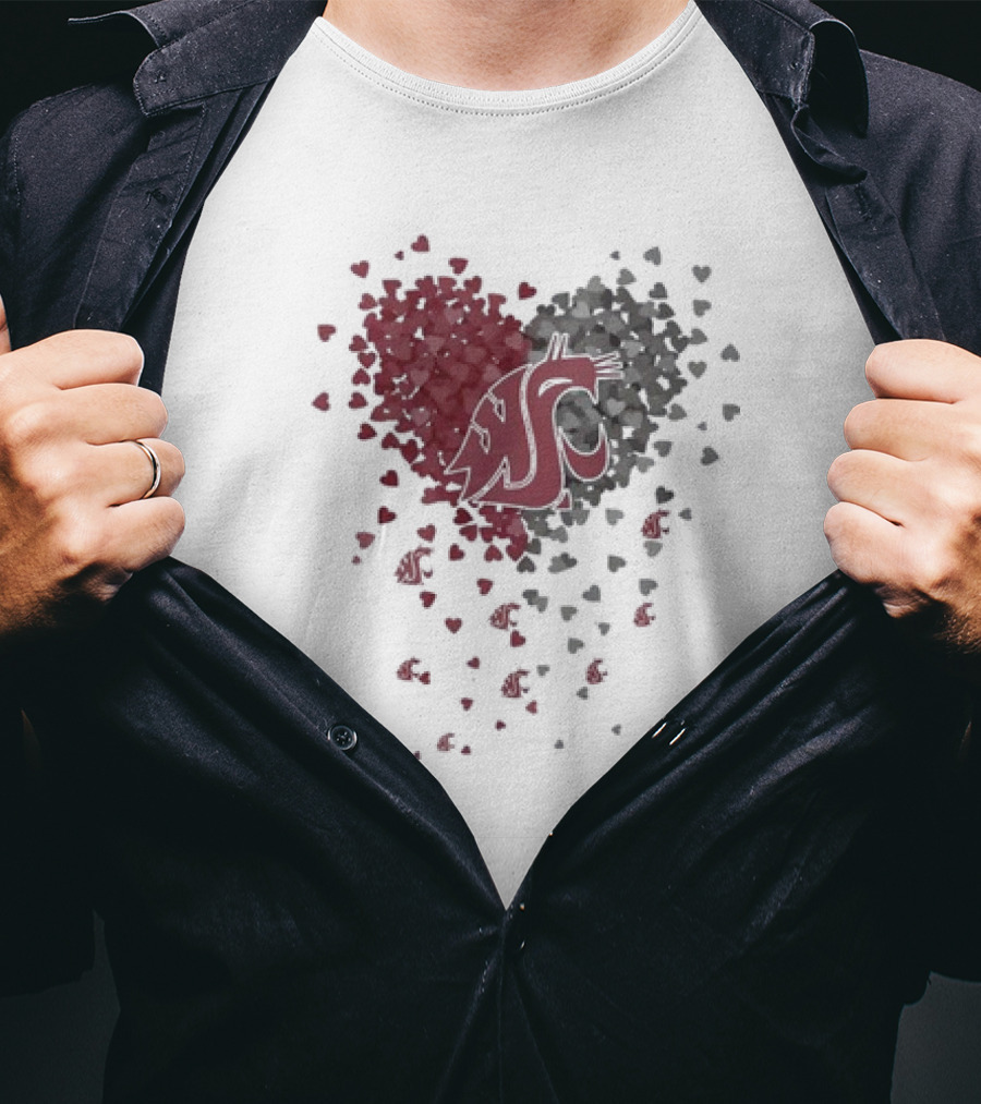 Heart Full Of WSU Cougars Spirit T-Shirt