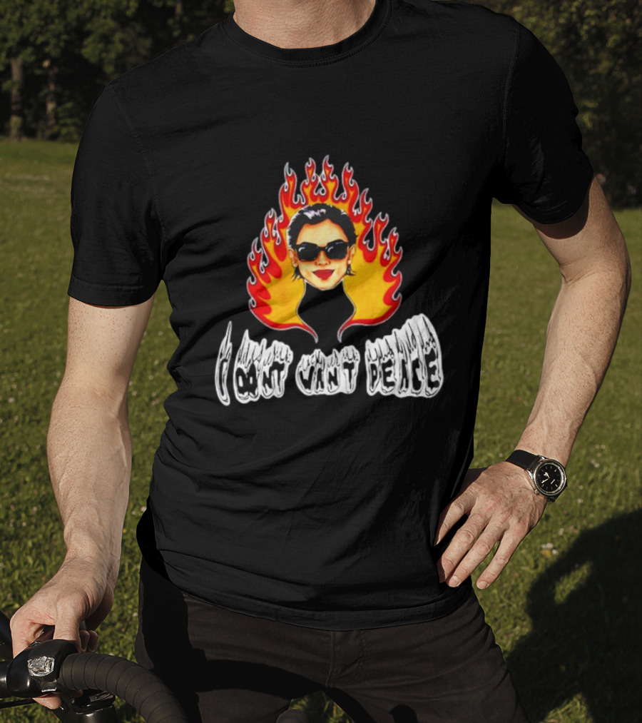 Katie Maloney I Don’t Want Peace Flaming Sunglasses T-Shirt