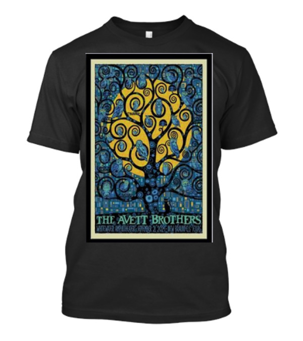 The Avett Brothers New Braunfels TX Tour Sept 21 2024 Tree T-Shirt