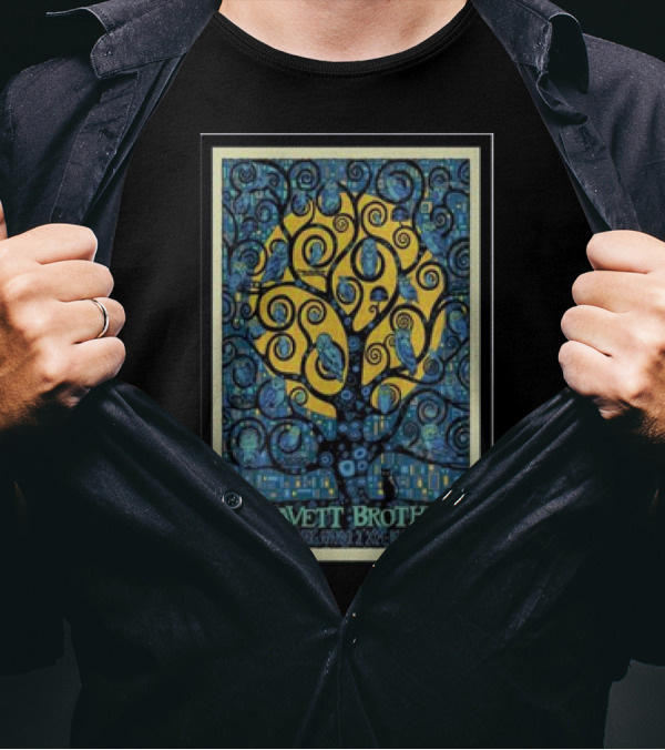 The Avett Brothers New Braunfels TX Tour Sept 21 2024 Tree T-Shirt