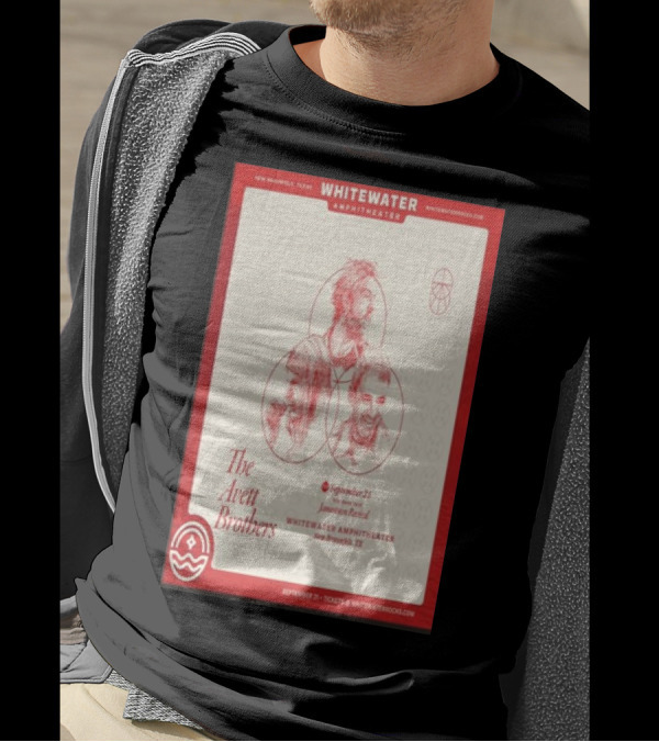 The Avett Brothers September 21 Whitewater Amphitheater New Braunfels TX Concert T-Shirt