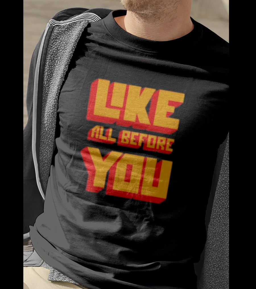 The Voidz Like All Before You Text Bold Yellow Red T-Shirt