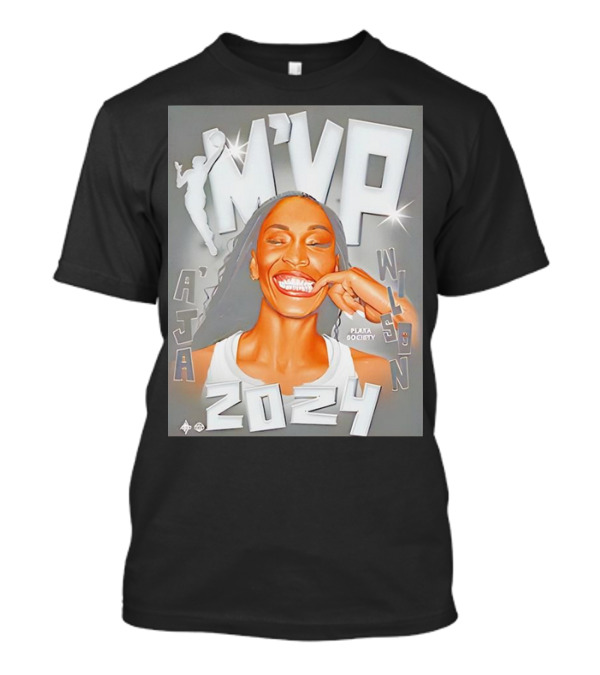 A'ja Wilson 2024 MVP Playa Society T-Shirt