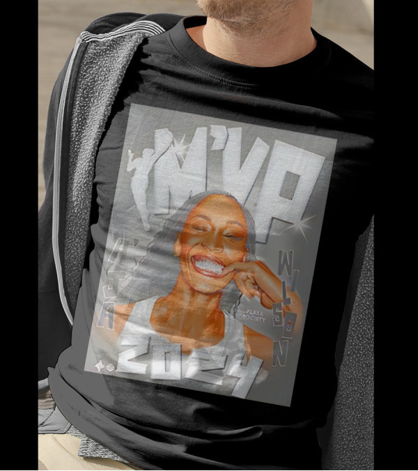 A'ja Wilson 2024 MVP Playa Society T-Shirt