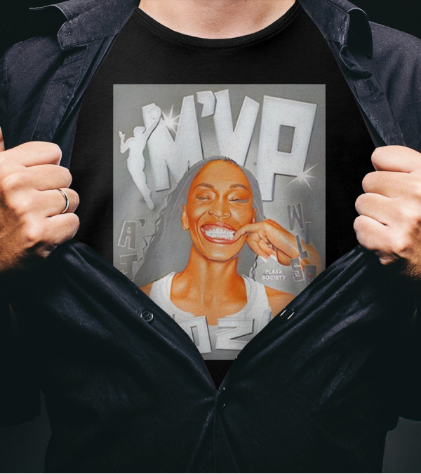 A'ja Wilson 2024 MVP Playa Society T-Shirt