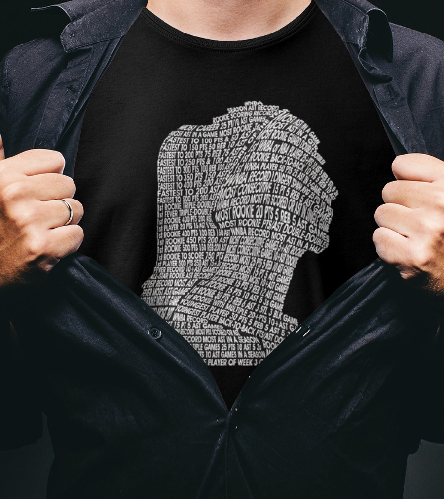 Caitlin Clark Rookie Of The Year Fastest To 150 And 200 Points 35 Point Games T-Shirt