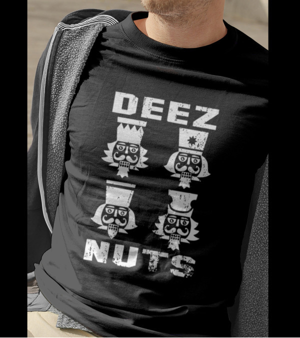 DEEZ NUTS Christmas Nutcracker Quartet T-Shirt
