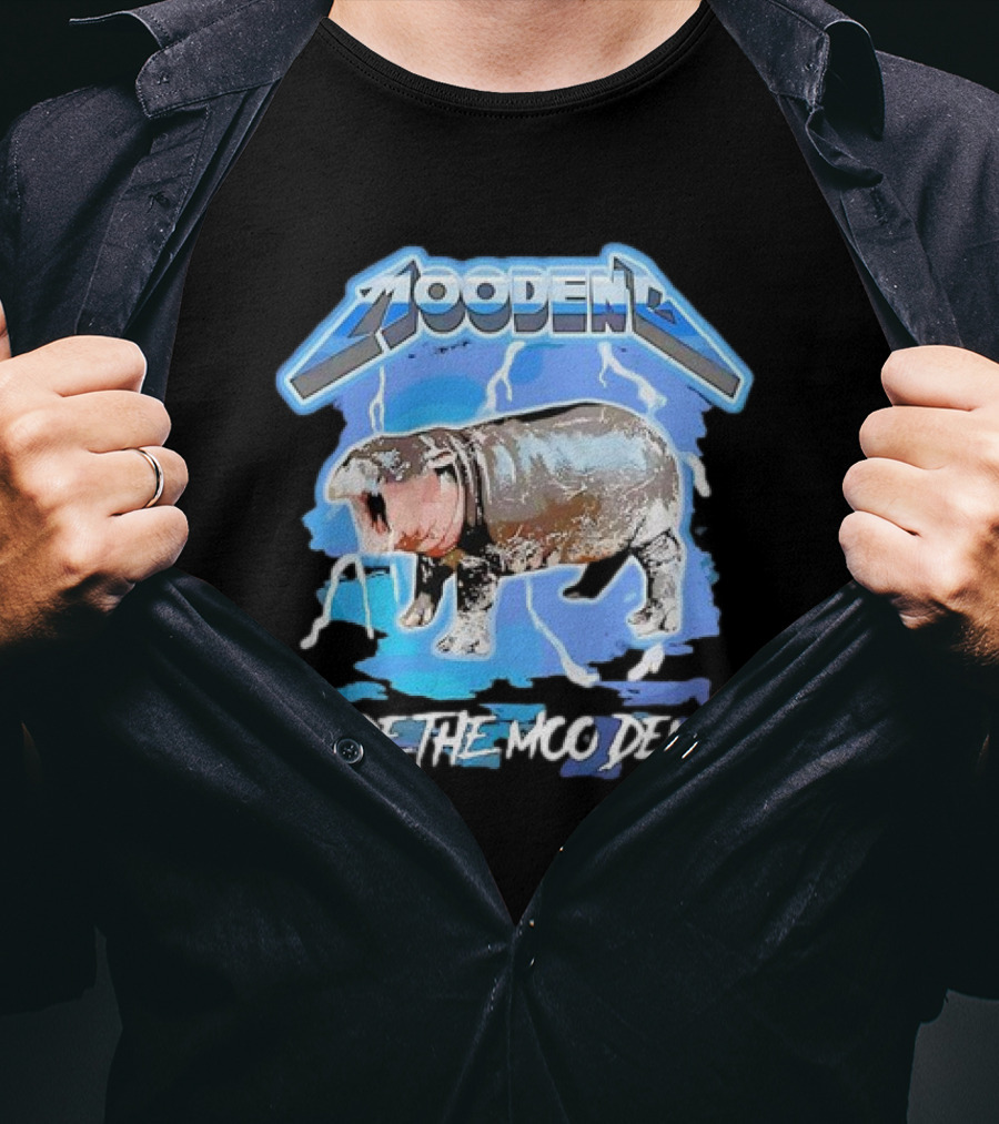 Moo Deng Ride The Moo Deng Electric Hippo T-Shirt