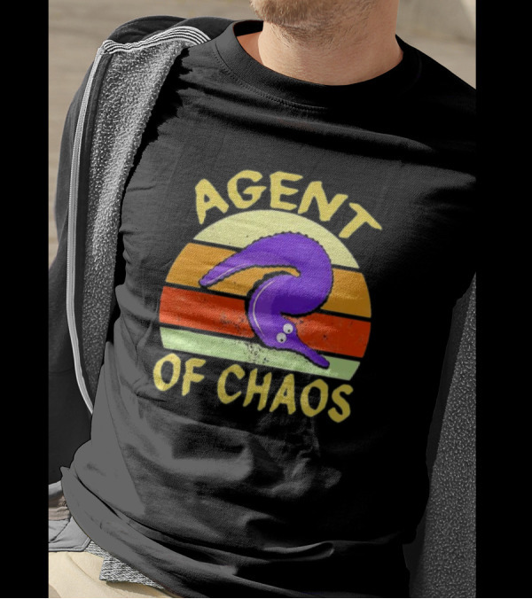 Agent Of Chaos Worm On String Retro T-Shirt