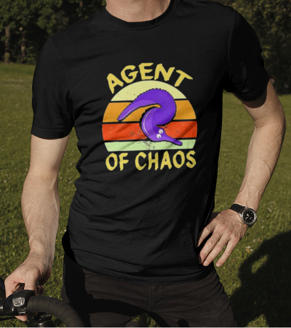 Agent Of Chaos Worm On String Retro T-Shirt