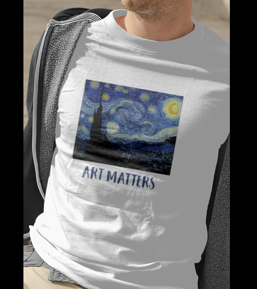 Starry Night Vincent Van Gogh Art Matters Iconic T-Shirt