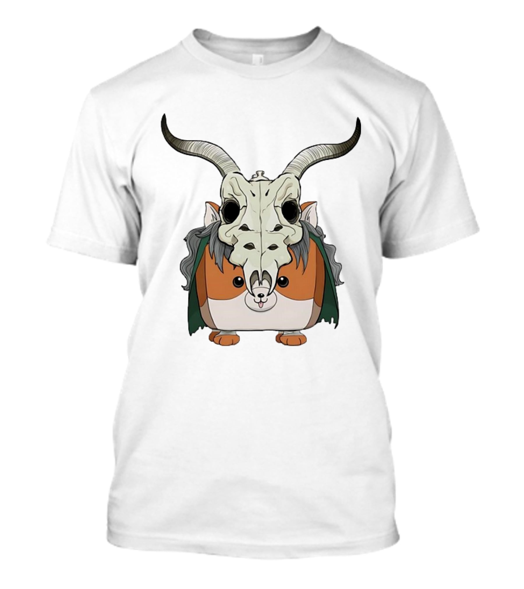 Slay With Cheeks Classic Hamster In Goat Skull Mask T-Shirt