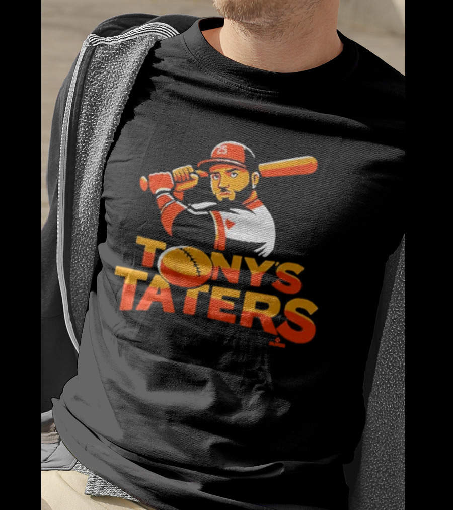 Baltimore Orioles Tony's Taters Anthony Santander Birdland Baseball T-Shirt