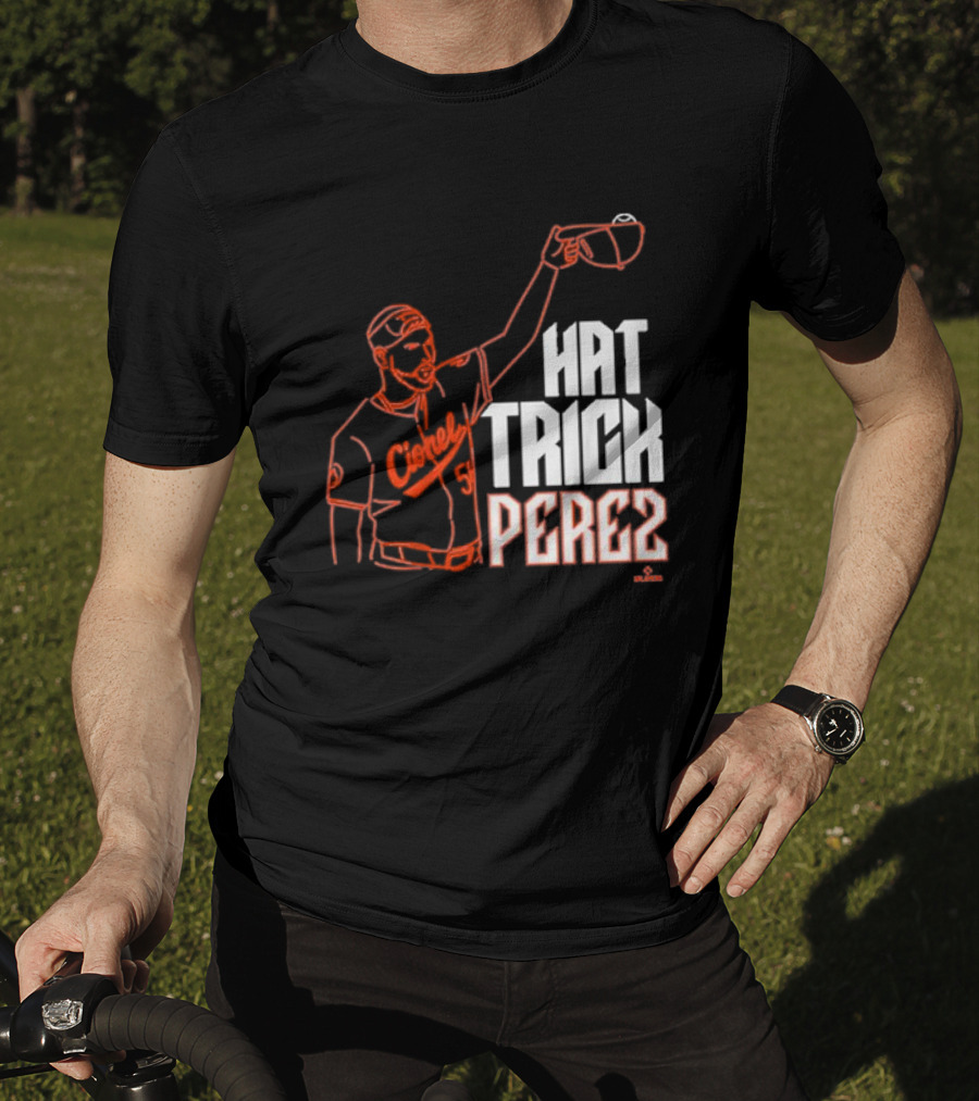 Baltimore Orioles Cionel Perez Hat Trick Perez Player T-Shirt