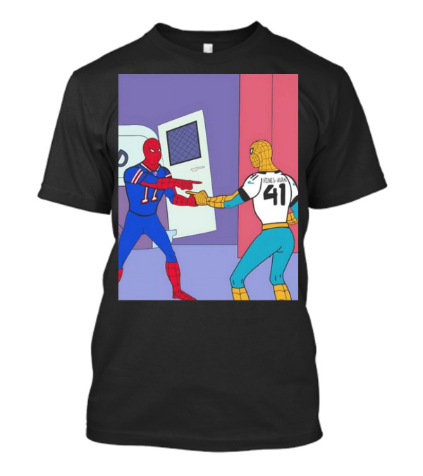Josh Allen Bills Vs Josh Hines-Allen Jaguars Spider-Man Meme MNF Showdown T-Shirt