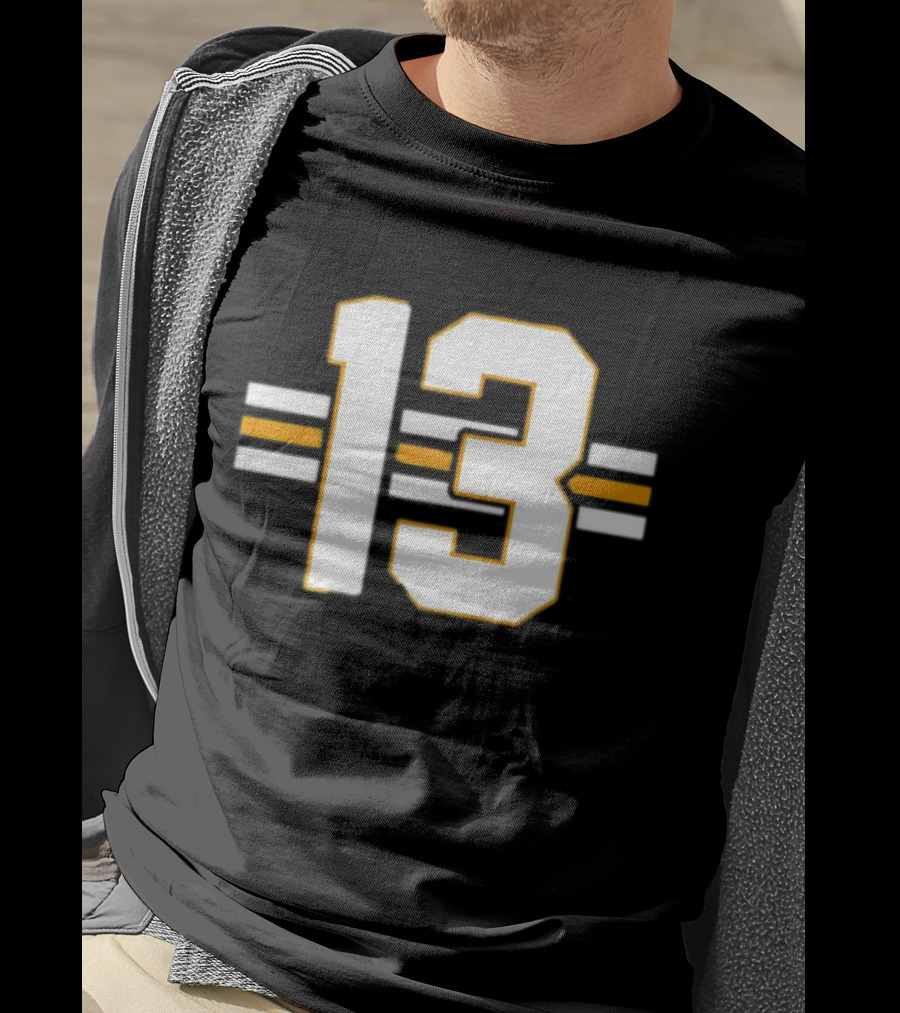 Kansas City Chiefs Lucky Football 13 Stripe Vintage Retro Sports Fan Merchandise T-Shirt