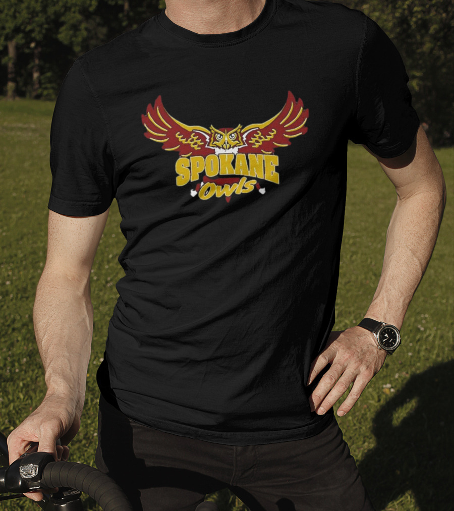 Spokane Owls Winged Emblem T-Shirt
