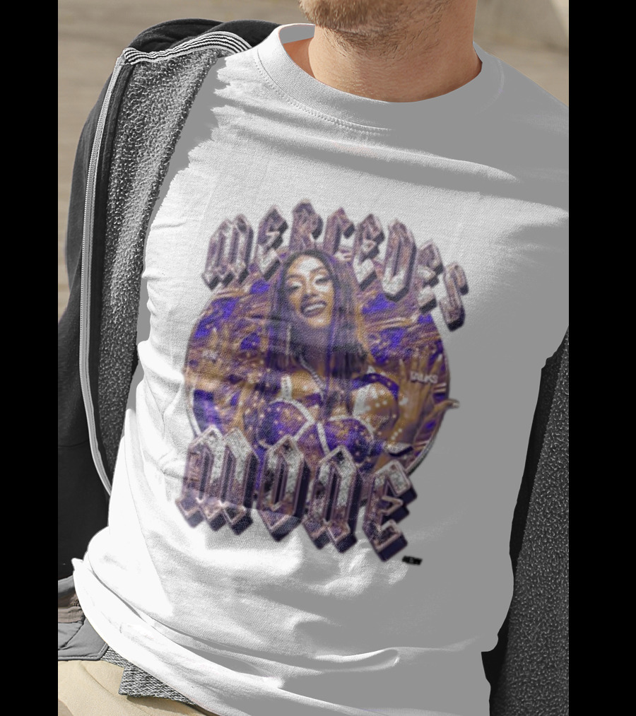 Mercedés Moné Moné Maker In Glamorous Purple Attire T-Shirt