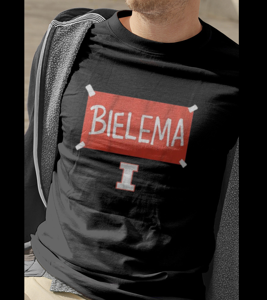 Bielema Illinois Football Banner T-Shirt